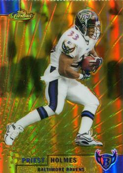 1999 Finest - Gold Refractors #2 Priest Holmes Front