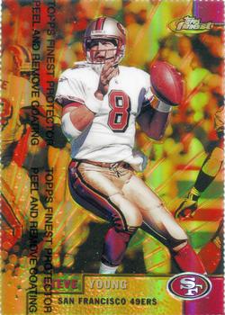 1999 Finest - Gold Refractors #40 Steve Young Front