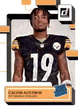 2022 Donruss - Rated Rookies Portrait #336 Calvin Austin III Front