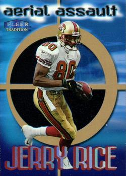 1999 Fleer Tradition - Aerial Assault #15 AA Jerry Rice Front