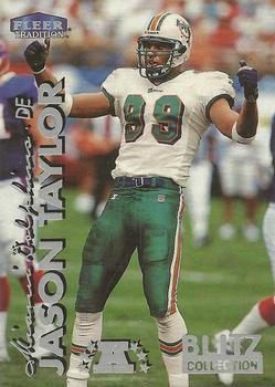 1999 Fleer Tradition - Blitz Collection #206BC Jason Taylor Front