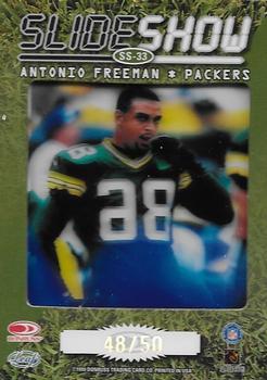 1999 Leaf Rookies & Stars - SlideShow Green #SS-33 Antonio Freeman Back