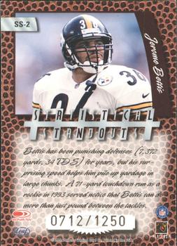 1999 Leaf Rookies & Stars - Statistical Standouts #SS-2 Jerome Bettis Back