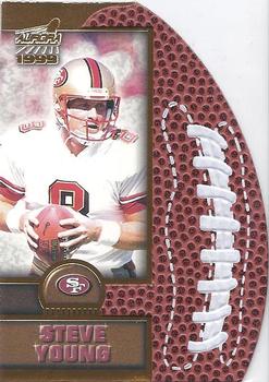 1999 Pacific Aurora - Leather Bound #18 Steve Young Front