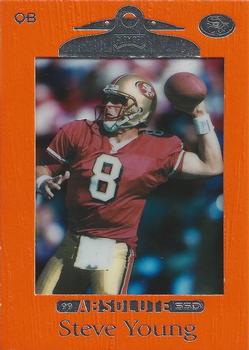 1999 Playoff Absolute SSD - Orange #92 Steve Young Front