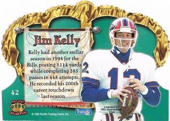 1995 Pacific Crown Royale #42 Jim Kelly Back