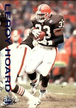 1995 Pacific Gridiron #18 Leroy Hoard Front