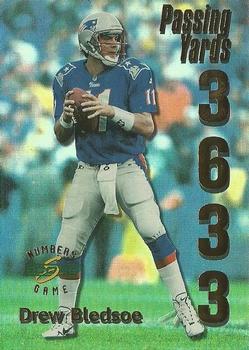 1999 Score - Numbers Game #4 Drew Bledsoe Front