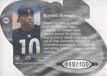 1999 Score Supplemental - Behind the Numbers #BN10 Kordell Stewart Back