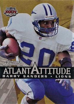 1999 SkyBox Dominion - Atlantattitude Plus #11 AA Barry Sanders Front