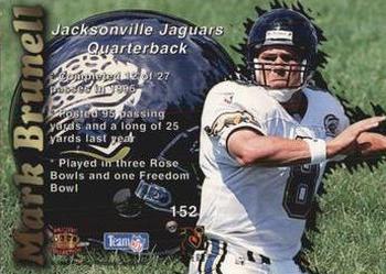 1995 Pacific Prisms #152 Mark Brunell Back