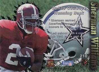 1995 Pacific Prisms #210 Sherman Williams Back