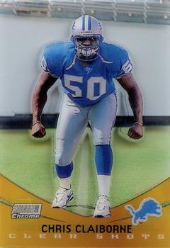 1999 Stadium Club Chrome - Clear Shots #SCCE3 Chris Claiborne Front