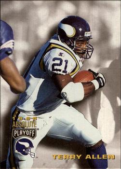 1995 Playoff Absolute #76 Terry Allen Front