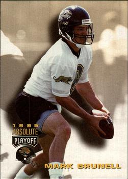 1995 Playoff Absolute #166 Mark Brunell Front