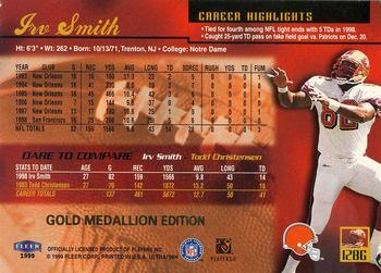 1999 Ultra - Gold Medallion #128G Irv Smith Back