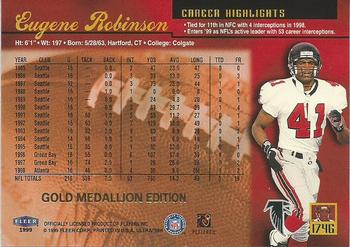 1999 Ultra - Gold Medallion #174G Eugene Robinson Back