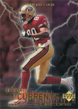 1999 Upper Deck Encore - Electric Currents #EC6 Jerry Rice Front