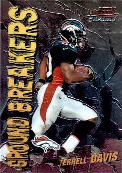 2000 Bowman Chrome - Ground Breakers #GB10 Terrell Davis Front