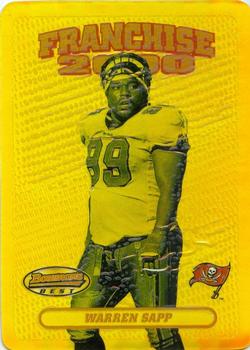 2000 Bowman's Best - Franchise 2000 #F20 Warren Sapp Front