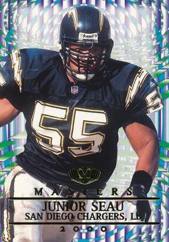 2000 Collector's Edge Masters - Retail #163 Junior Seau Front