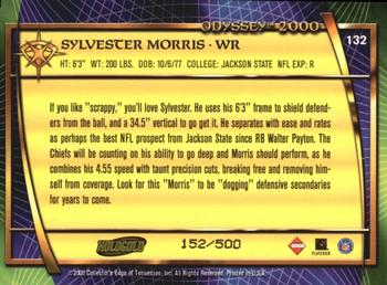 2000 Collector's Edge Odyssey - HoloGold Rookies #132 Sylvester Morris Back