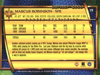 2000 Collector's Edge Odyssey - Retail #19 Marcus Robinson Back