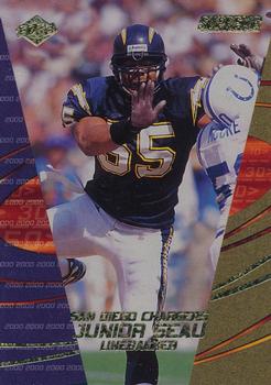 2000 Collector's Edge Supreme - HoloGold #122 Junior Seau Front