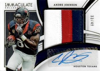 2022 Panini Immaculate Collection - Premium Patch Autographs #PPA-AJO Andre Johnson Front