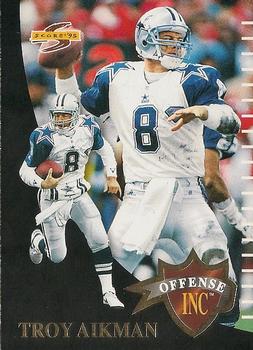 1995 Score - Offense Inc #OF7 Troy Aikman Front