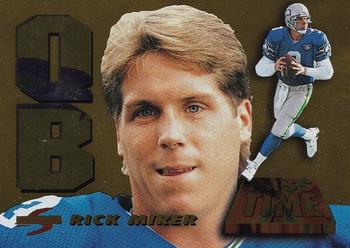 1995 Score - Pass Time #PT10 Rick Mirer Front