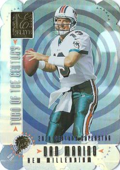 2000 Donruss Elite - Turn of the Century Gold Die Cuts #TC-1 Dan Marino Front