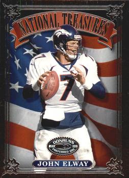 2000 Donruss Preferred - National Treasures #NT-7 John Elway Front