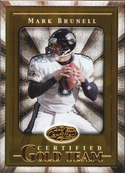 2000 Leaf Certified - Certified Gold Team #CGT15 Mark Brunell Front