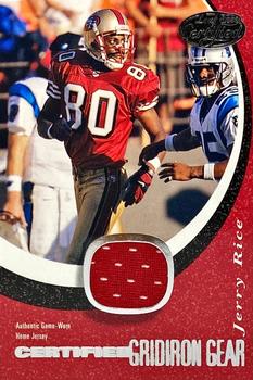2000 Leaf Certified - Certified Gridiron Gear #CGG JR80H Jerry Rice Front