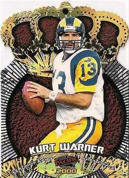 2000 Pacific - Gold Crown Die Cuts #21 Kurt Warner Front