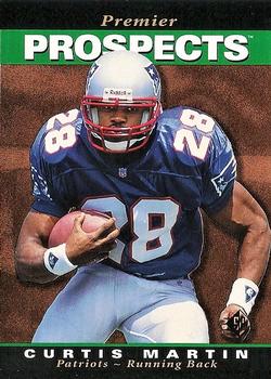 1995 SP #18 Curtis Martin Front