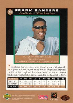 1995 SP #20 Frank Sanders Back