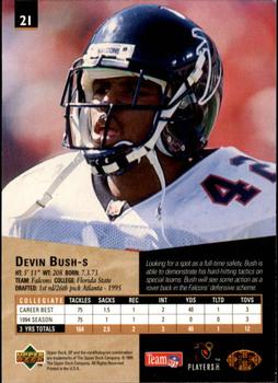 1995 SP #21 Devin Bush Back