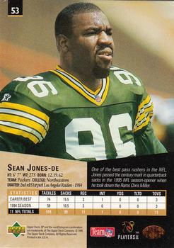 1995 SP #53 Sean Jones Back