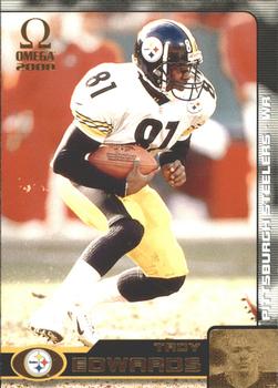 2000 Pacific Omega - Gold #108 Troy Edwards Front