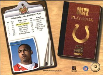 2000 Pacific Paramount - Draft Report #13 Marcus Washington Back