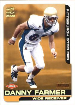 2000 Pacific Paramount - HoloGold #188 Danny Farmer Front