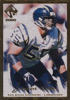 2000 Pacific Private Stock - Gold #83 Junior Seau Front