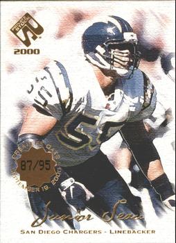 2000 Pacific Private Stock - Premiere Date #83 Junior Seau Front