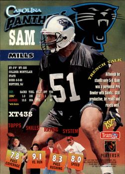 1995 Stadium Club #XT435 Sam Mills Back