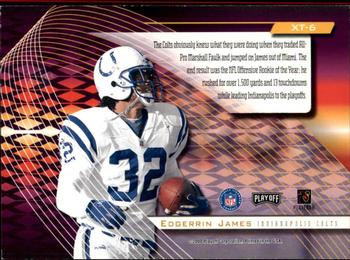 2000 Playoff Absolute - Extreme Team #XT-6 Edgerrin James Back