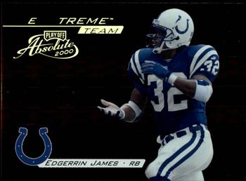 2000 Playoff Absolute - Extreme Team #XT-6 Edgerrin James Front