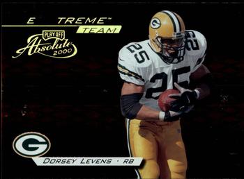 2000 Playoff Absolute - Extreme Team #XT-18 Dorsey Levens Front