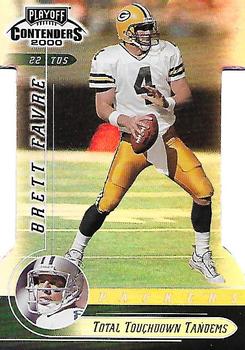 2000 Playoff Contenders - Touchdown Tandems Total #TD13 Brett Favre / Troy Aikman Front